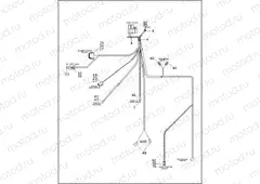 WIRING HARNESS, MAIN - FUEL INJECTED (2 OF 2)
