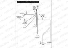 WIRING HARNESS, MAIN - FUEL INJECTED (2 OF 2)