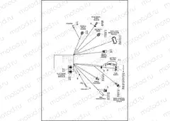 WIRING HARNESS, MAIN, KEYLESS, ABS (3 OF 4)