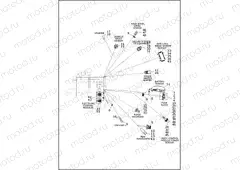 WIRING HARNESS, MAIN, KEYLESS, ABS (3 OF 4)