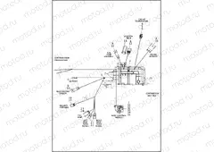WIRING HARNESS, MAIN, KEYLESS, NON-ABS (2 OF 4)