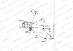 WIRING HARNESS, MAIN, KEYLESS, NON-ABS (3 OF 4)