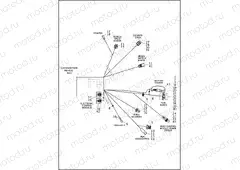 WIRING HARNESS, MAIN, KEYLESS, NON-ABS (3 OF 4)