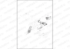 WIRING HARNESS, MAIN, KEYLESS, NON-ABS (4 OF 4)