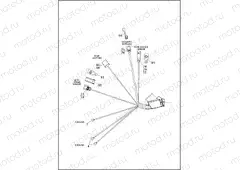 WIRING HARNESS, MAIN, NON-ABS (2 OF 5)