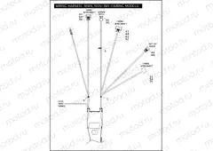 WIRING HARNESS, MAIN, NON-ABS (FAIRING MODELS) (1 OF 6)