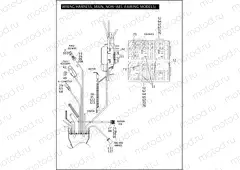 WIRING HARNESS, MAIN, NON-ABS (FAIRING MODELS) (3 OF 6)