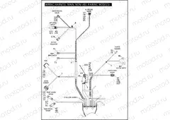 WIRING HARNESS, MAIN, NON-ABS (FAIRING MODELS) (5 OF 6)
