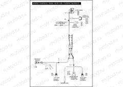 WIRING HARNESS, MAIN, NON-ABS (FAIRING MODELS) (6 OF 6)