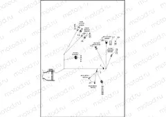 WIRING HARNESS, MAIN, NON-ABS (FAIRING MODELS) - FLTRX & FLTRXS (7 OF 8)