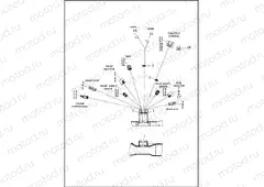WIRING HARNESS, MAIN, NON-ABS - FLHR (3 OF 8)