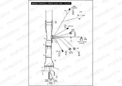 WIRING HARNESS, MAIN, NON-ABS - FLHTP (2 OF 5)