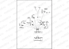 WIRING HARNESS, MAIN, NON-ABS - FLHX (3 OF 8)