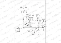 WIRING HARNESS, MAIN, NON-ABS - FLHX (7 OF 8)