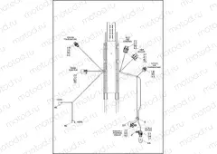 WIRING HARNESS, MAIN, NON-ABS - FLSTC, FLSTF, FLSTN & FLSTFB (2 OF 6)