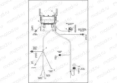 WIRING HARNESS, MAIN, NON-ABS - FLSTC, FLSTF, FLSTN & FLSTFB (4 OF 6)