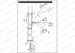 WIRING HARNESS, MAIN, NON-ABS (NON-FAIRING MODELS) (2 OF 5)