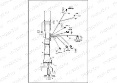 WIRING HARNESS, MAIN, NON-ABS (NON-FAIRING MODELS) (2 OF 5)