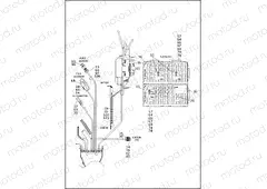 WIRING HARNESS, MAIN, NON-ABS (NON-FAIRING MODELS) (3 OF 5)