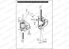 WIRING HARNESS, MAIN, NON-ABS (NON-FAIRING MODELS) (4 OF 5)