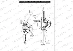 WIRING HARNESS, MAIN, NON-ABS (NON-FAIRING MODELS) (4 OF 5)