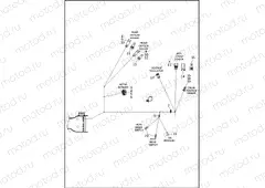 WIRING HARNESS, MAIN, NON-ABS (NON-FAIRING MODELS) (7 OF 8)