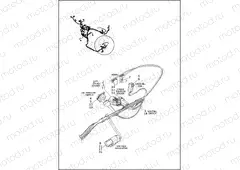 WIRING HARNESS, MAIN NON-ABS - XG500, XG750 (FRONT LOWER)