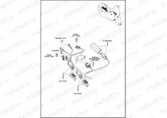 WIRING HARNESS, MAIN RA1250 (4 OF 7)