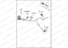 WIRING HARNESS, MAIN RA1250 (5 OF 7)