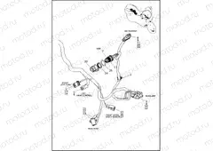 WIRING HARNESS, MAIN RA1250 (6 OF 7)