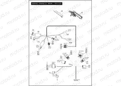 WIRING HARNESS, MAIN - XR1200 (1 OF 2)