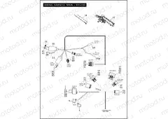 WIRING HARNESS, MAIN - XR1200