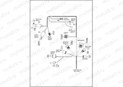 WIRING HARNESS, MAIN - XR1200X (1 OF 3)