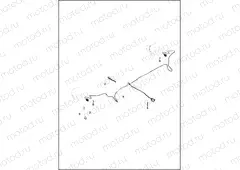 WIRING HARNESS, TURN SIGNALS AND LIGHTS, REAR - DOMESTIC - FLRT