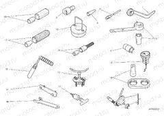 WORKSHOP SERVICE TOOLS, ENGINE [MOD:M 1200]