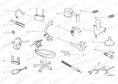 WORKSHOP SERVICE TOOLS, ENGINE [MOD:M 1200S]