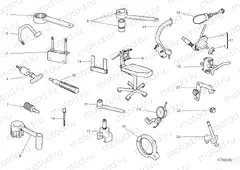 WORKSHOP SERVICE TOOLS, ENGINE [MOD:SCR800CR]