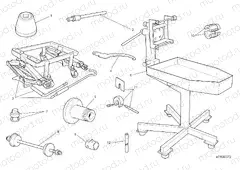 WORKSHOP SERVICE TOOLS (FRAME) [MOD:HYM 950]