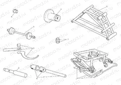 WORKSHOP SERVICE TOOLS, FRAME [MOD:M 1200S]