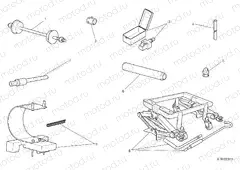 WORKSHOP SERVICE TOOLS, FRAME [MOD:SCR800DK]