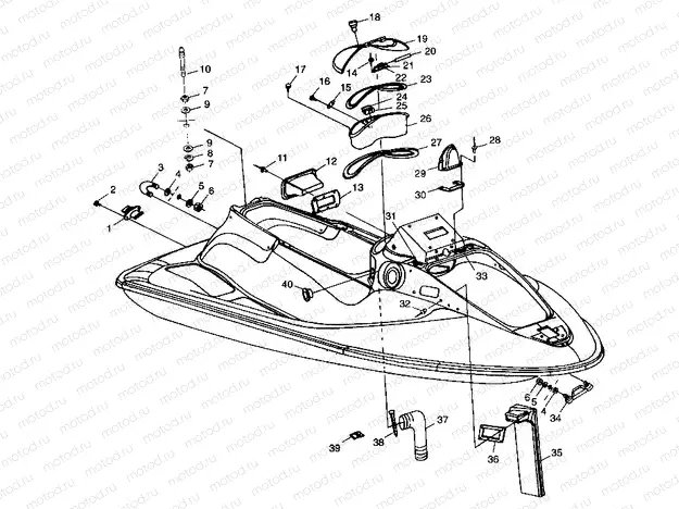 --HULL and BODY - I984673 (4945164516a005) | --HULL and BODY - I984673 (4945164516a005)