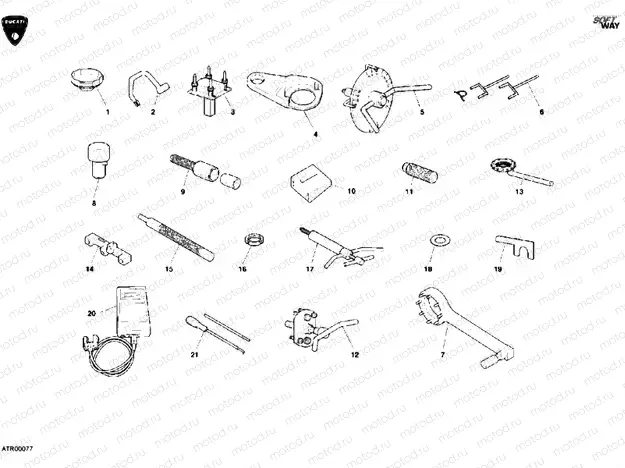 001 - WORKSHOP SERVICE TOOLS, ENGINE I » UNCLASSIFIED