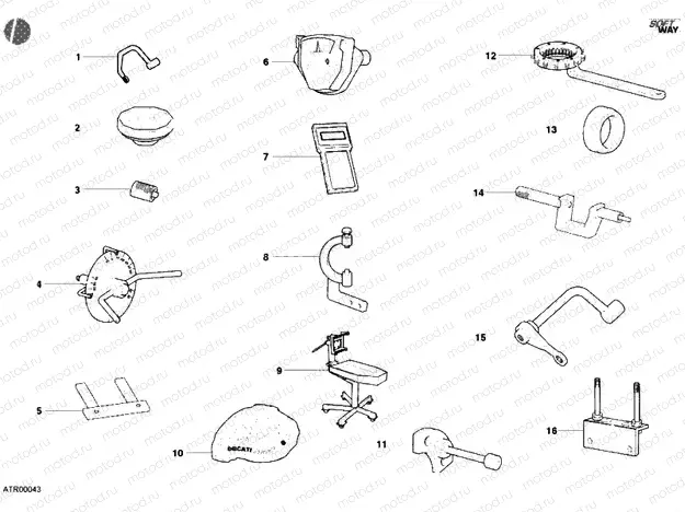 001 - WORKSHOP SERVICE TOOLS, ENGINE » UNCLASSIFIED