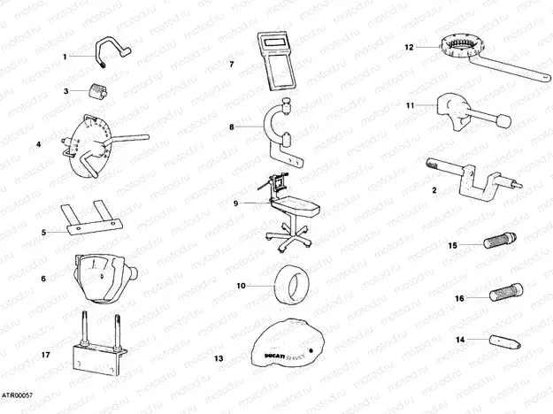 001 - WORKSHOP SERVICE TOOLS, ENGINE » UNCLASSIFIED
