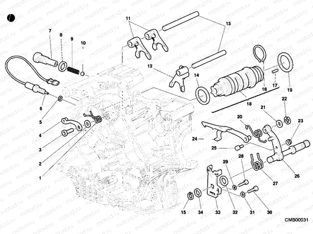 002 - SHIFT CAM - FORK » FRONT SUSPENSION