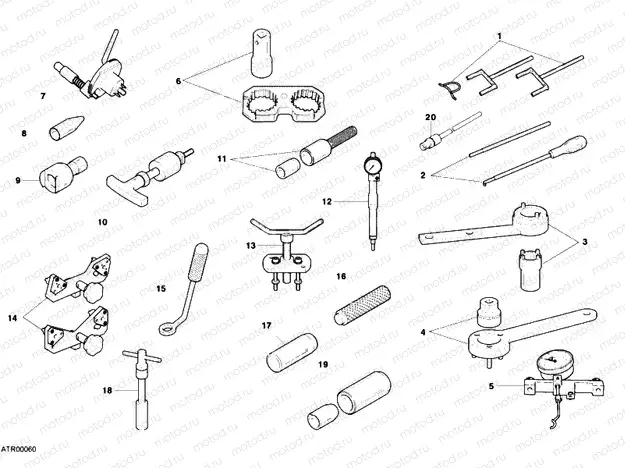 01A - WORKSHOP SERVICE TOOLS, ENGINE » UNCLASSIFIED