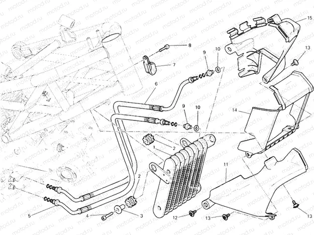 039 - OIL COOLER (2) » LUBRICATION SYSTEM