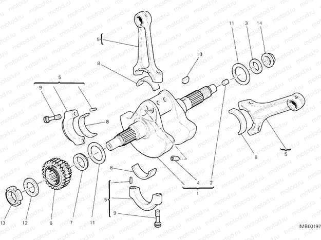 06A - CONNECTING RODS » VALVE DRIVE