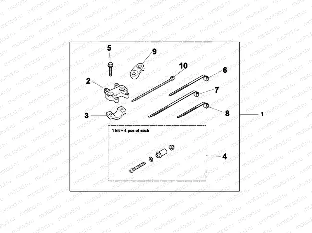 08B-70-01 KIT, NAVI G3 ATT
