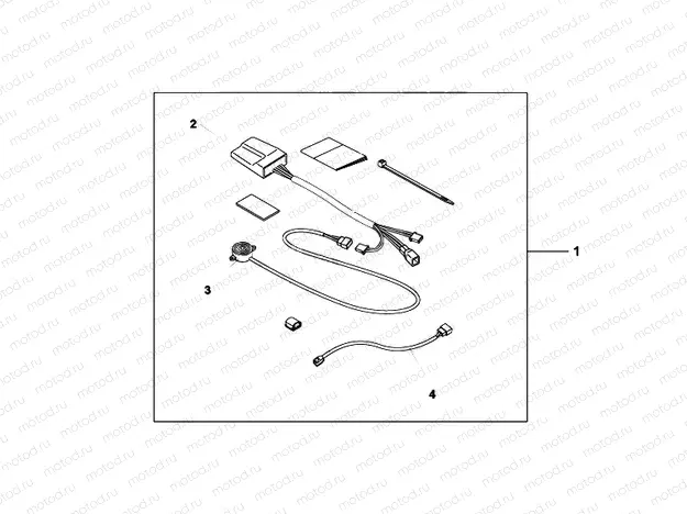08E-55-01 HONDA LOCK ALARM KIT